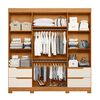 Clóset Vekkahome Vivacce 4 Puertas 4 Cajones Beige