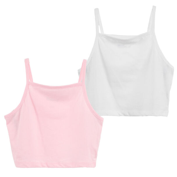 Pack 2 Polera Corta de Algodón Niña Mila