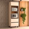 Despensa de Cocina Premier Vekkahome 2 Puertas 1 Cajón Beige