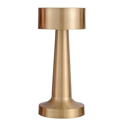 Imagen 1 del producto Lámpara de Mesa Metal Vgo Recargable con sensor  21 cm Dorado