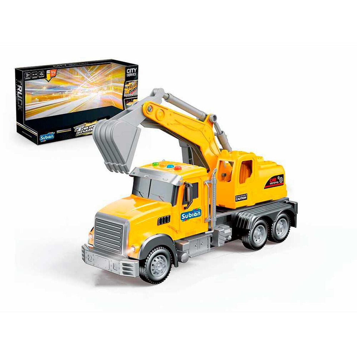 Cami&oacute;n Escavador de Juguete Glory Bright