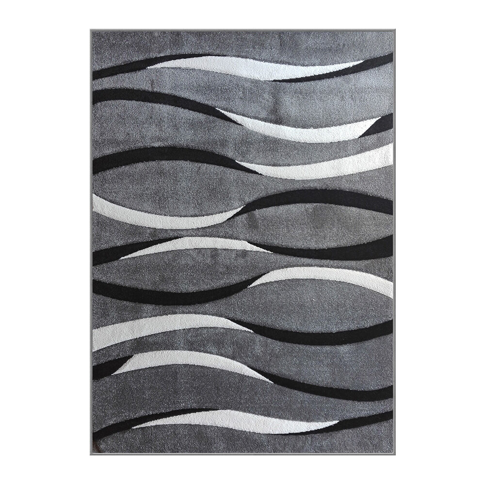 IDETEX Alfombra Frize Carved D6 80X120 Cm Gris