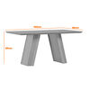 Juego de Comedor VekkaHome Fer 6 Sillas Negro