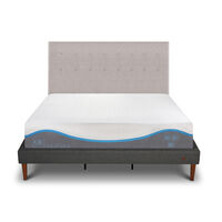 Cama Europea CIC King Alaska + Respaldo