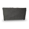 Sof&aacute; Muebles MPR Boston 3 Cuerpos + 2 Pouf Negro