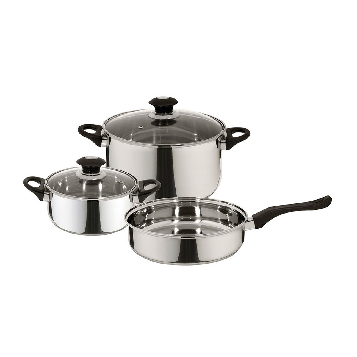 Bater&iacute;a de Cocina Acero Inox Fantuzzi Corazza 5 Piezas
