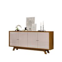 Buffet Vekkahome Brise 4 Puertas Café Beige