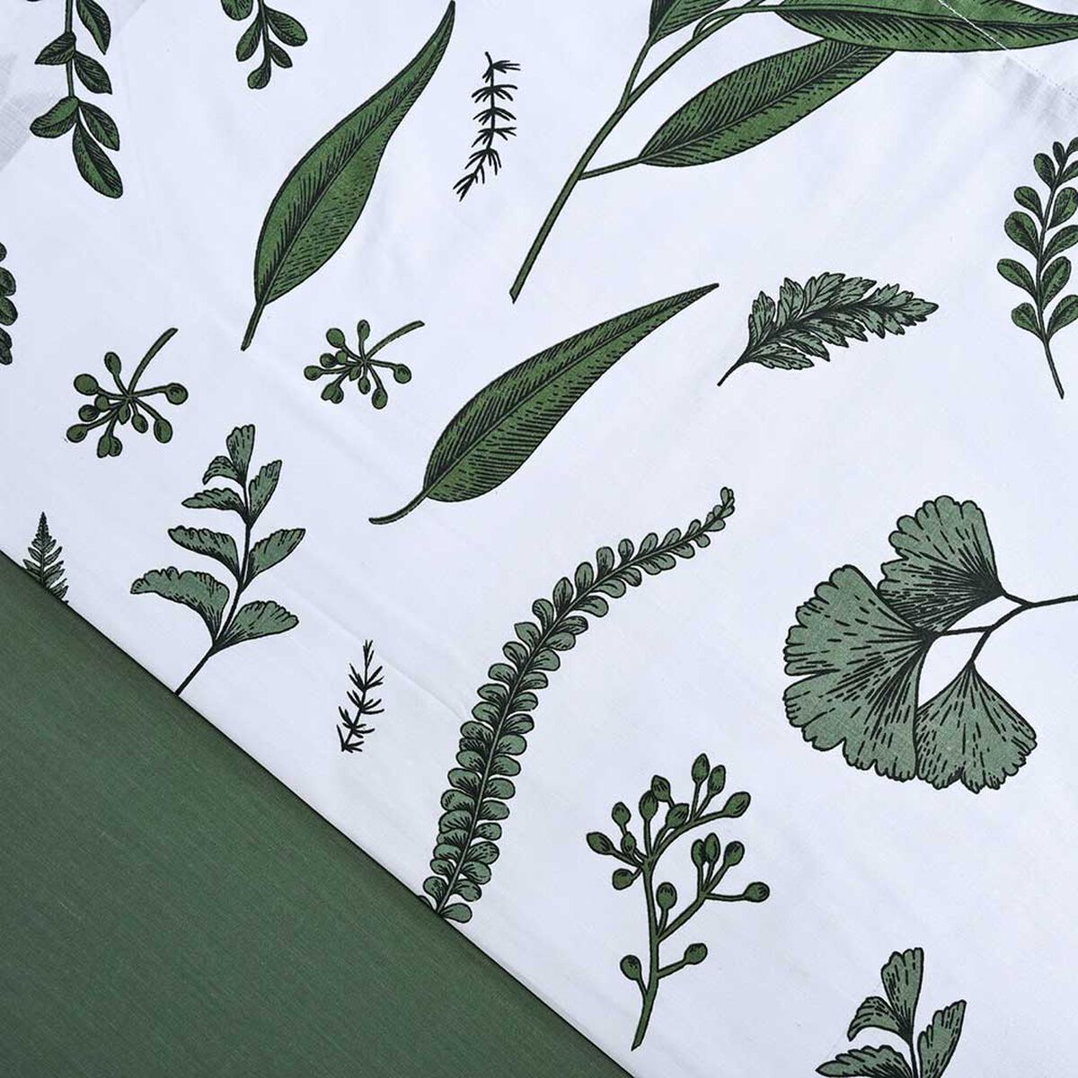 Juego de S&aacute;banas CannonKing 200 Hilos Greenery