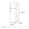 Refrigerador No Frost Mabe RMP410FZUC 390 lts