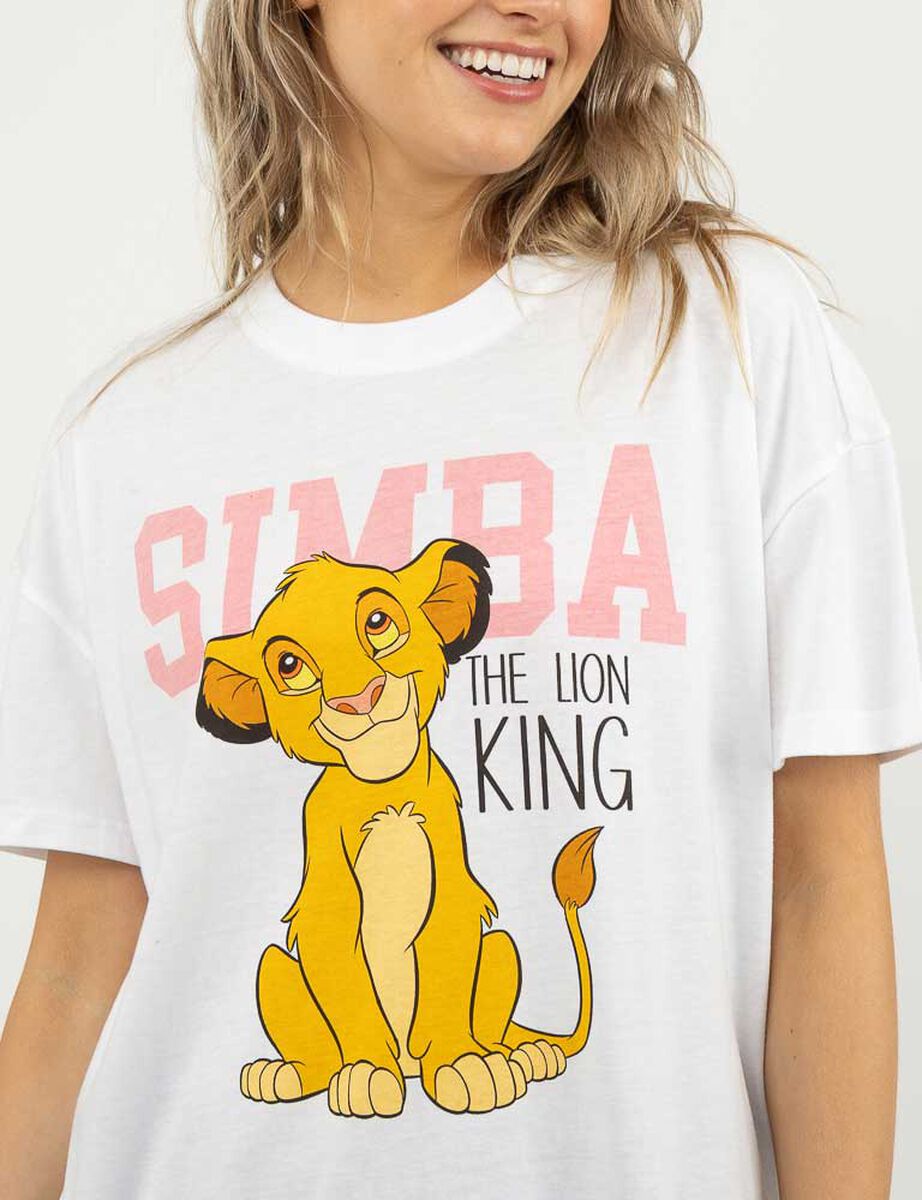 Polera Dibujos Animados Manga Corta Mujer Icono