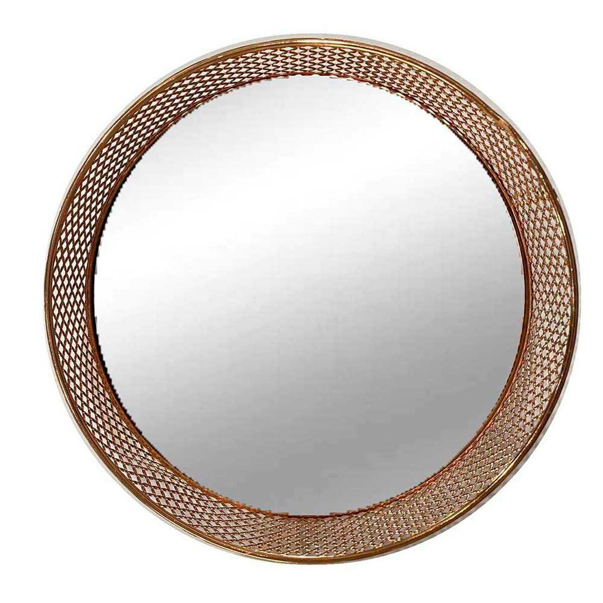 Bandeja Metal Vgo Espejada Circular 40 cm Dorado