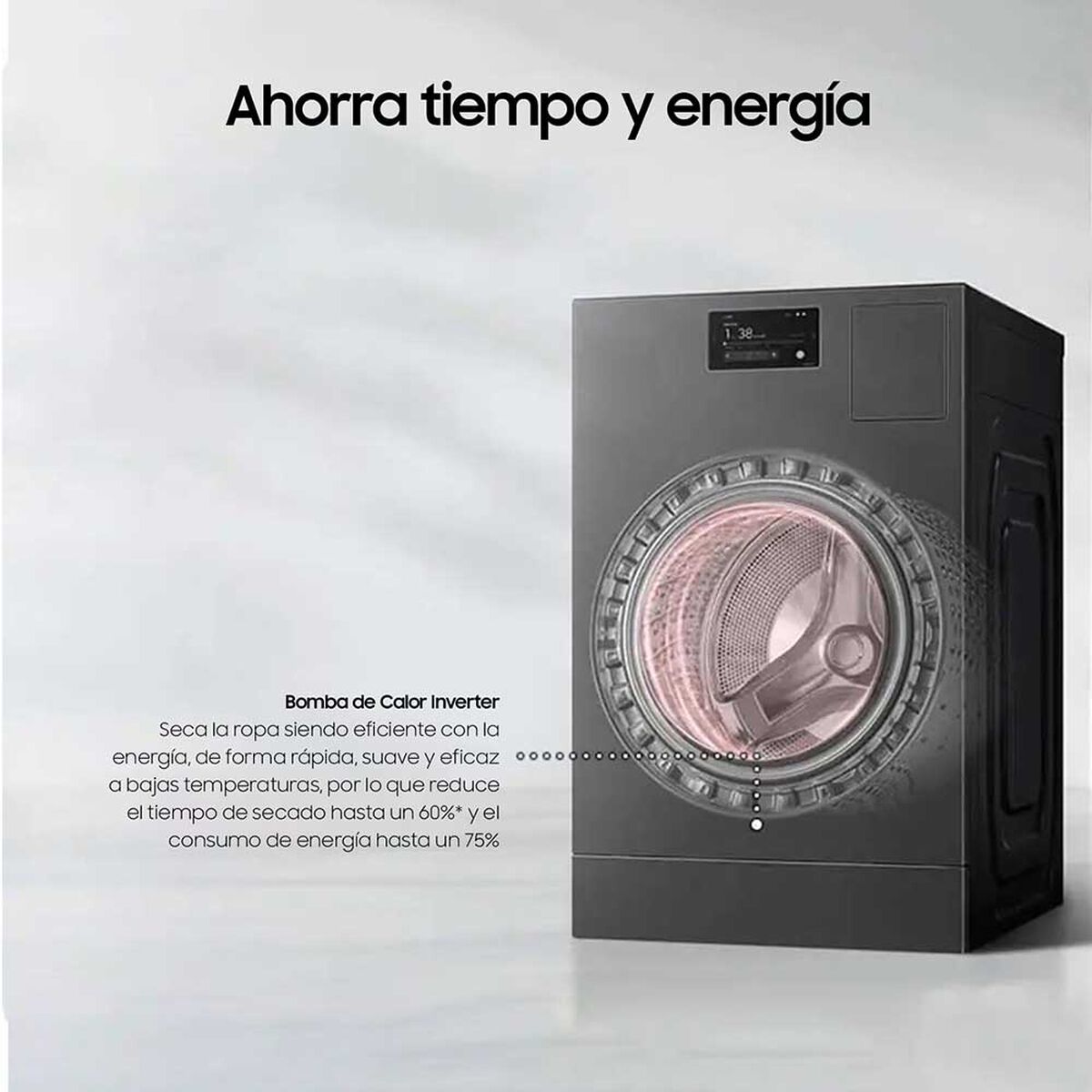 Lavadora Secadora Samsung WD25DB8995BZZS 25/15 kg. Bespoke AI
