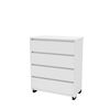 Cómoda Vekkahome Coimbra 4 Cajones Blanco
