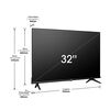 LED 32" Hisense 32A4K Smart TV 4K HD