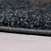 Bajada De Cama Doral Shaggy 90 x 50 cm Negro