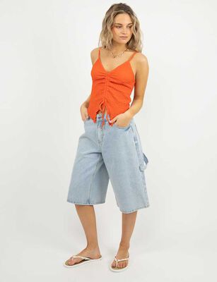 Imagen 2 del producto Bermuda Denim Mujer Icono Azul-Claro, Azul-Oscur