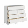 Cómoda Vekkahome Lara 8 Cajones Blanco