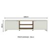 Rack TV Mobilo Metz Blanco Hasta 75"