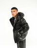 Chaqueta Puffer Ecocuero Hombre Fiorucci
