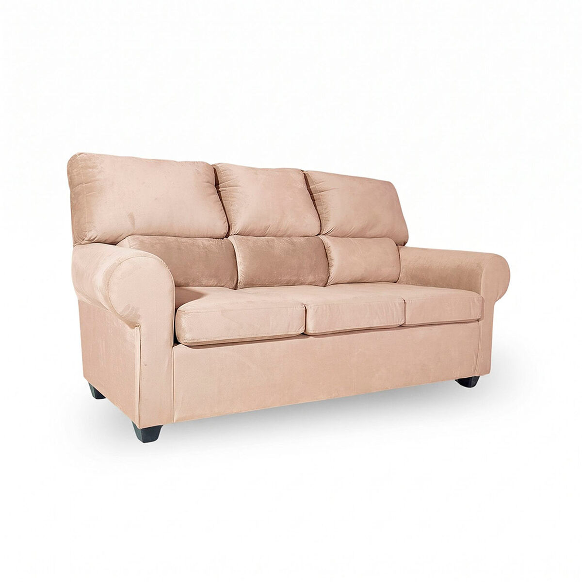 Sof&aacute; Muebles MPR Boston 3 Cuerpos + 2 Pouf Beige