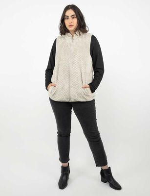 Imagen 2 del producto Polerón Sin Mangas Mujer Extralindas Beige, Negro, Verde