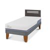 Cama Europea CIC 1,5 Plazas Excellence Plus + Respaldo Munich