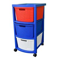 Cajonera Rattan Rimax 3 Cajones Niño