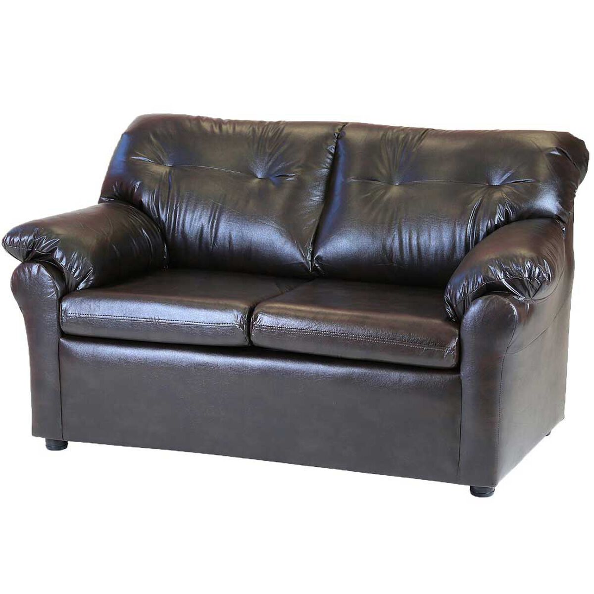 Juego de Living Muebles America Santa Fe Sofá 3 Cuerpos + Sofá 2 Cuerpos + Sillón 1 Cuerpo Café Moro