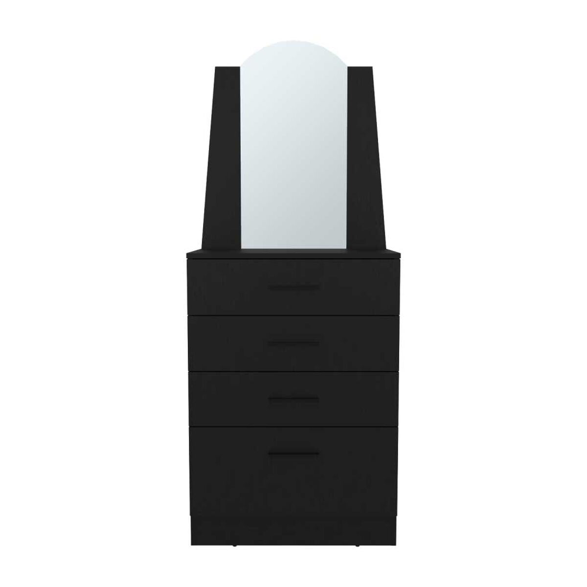 C&oacute;moda TUHOME Praga Met&aacute;licas 1 Caj&oacute;n Wengu&eacute;
