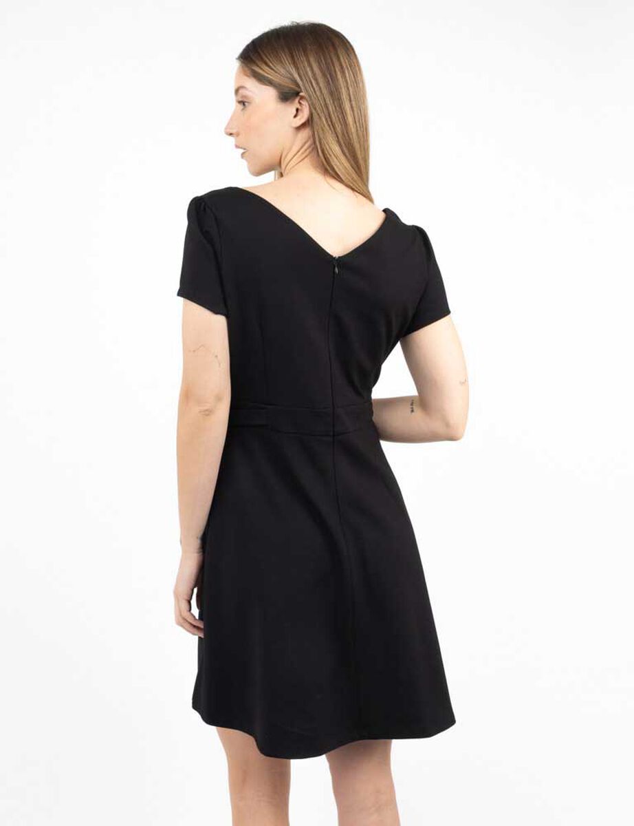 Vestido Corto Manga Corta Mujer Zibel