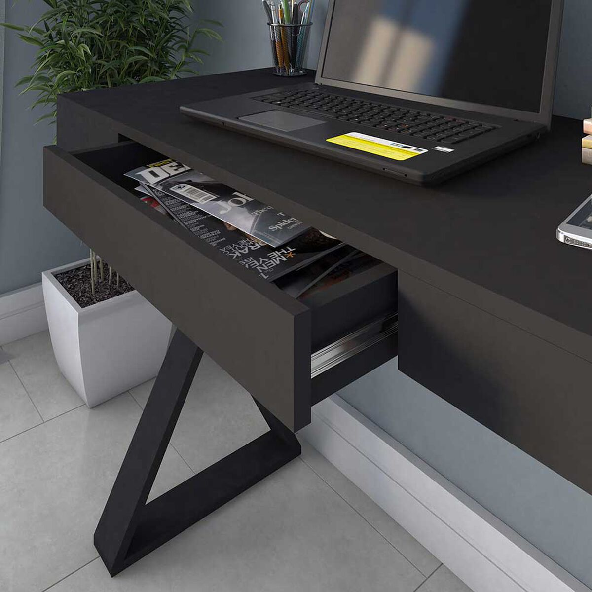 Escritorio Rodler RD323 Negro