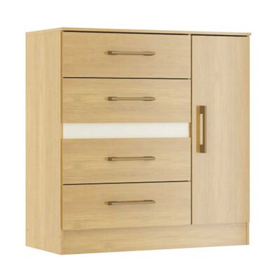Imagen 1 del producto Cómoda Exit 41RO 4 Cajones 1 Puerta Roble