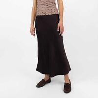 Falda Maxi Mujer Zibel Cafe, Negro-Prin, Verde