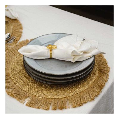 Imagen 2 del producto Set 4 Platos Fondo Simplit Amalfi Cerámica Gres 27,4 cm Azul