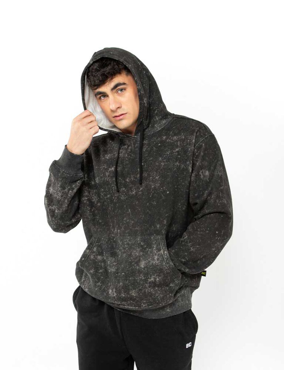 Polerón Deportivo Algodón Hombre Black County