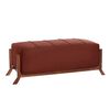 Banqueta Latam Home Marsella Tela Velvet Chocolate