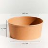 Envase Bowl con tapa Pet De Gaune 750 ML 50 Unidades