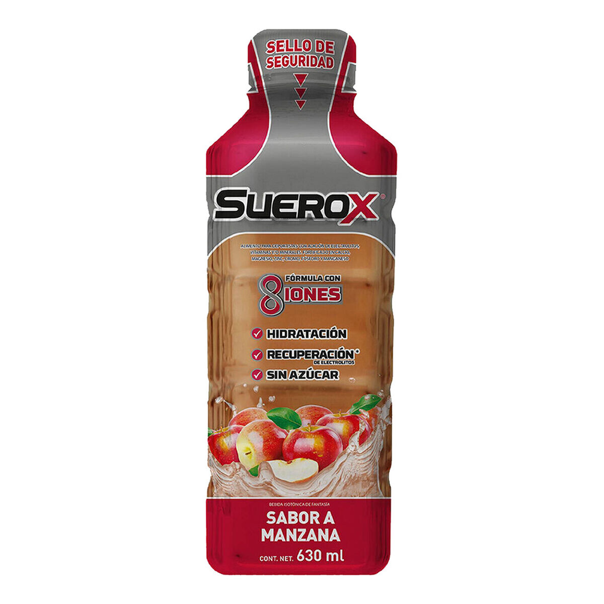 Suerox Bebida Hidratante Sabor Manzana 600 ml