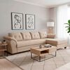 Sof&aacute; Seccional Living Factory Boston 5 Cuerpos Beige