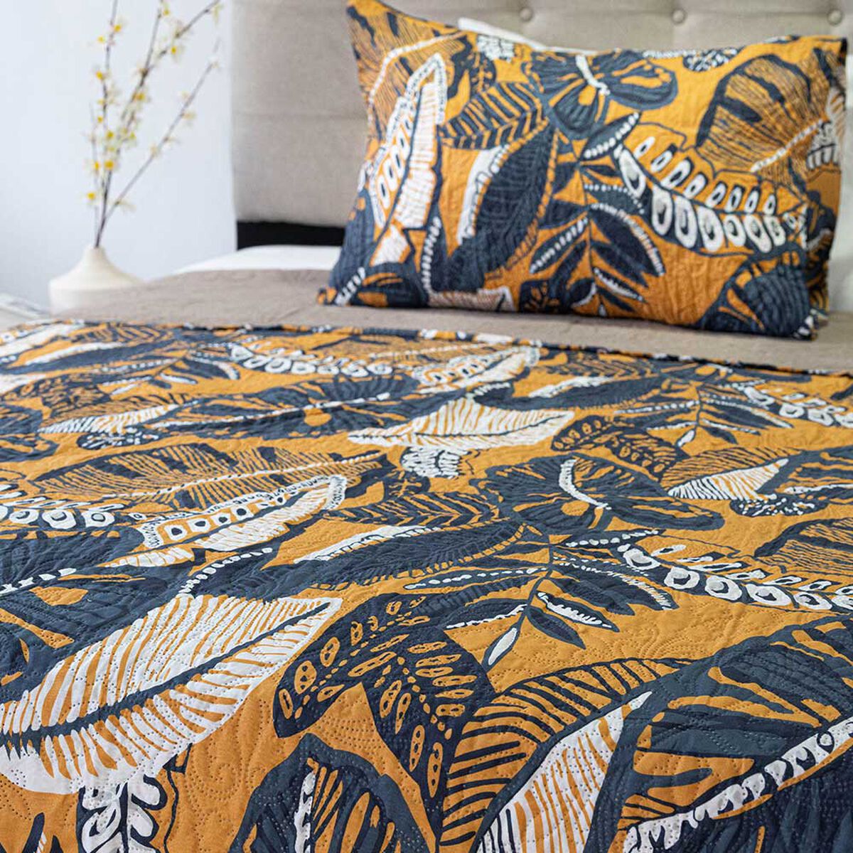 Quilt Doral 1,5 Plazas Hotpress Origins D3 Estampado