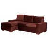 Sof&aacute; Seccional Izquierdo Latam Home Livorno 3 Cuerpos Chocolate