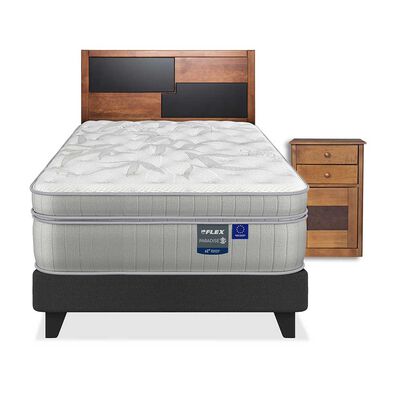 Imagen 2 del producto Combo Cama Europea Flex 1.5 Plazas Paradise + Set Colonia