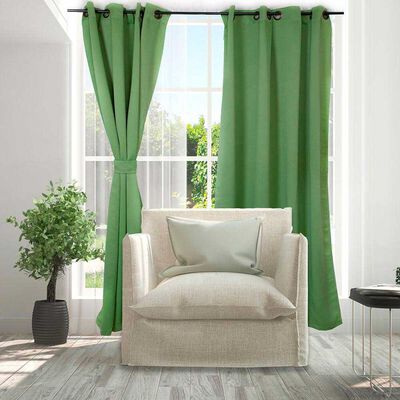 Imagen 1 del producto Combo Cortinas Doral Black Out Victoria  220 x 140 cm Verde
