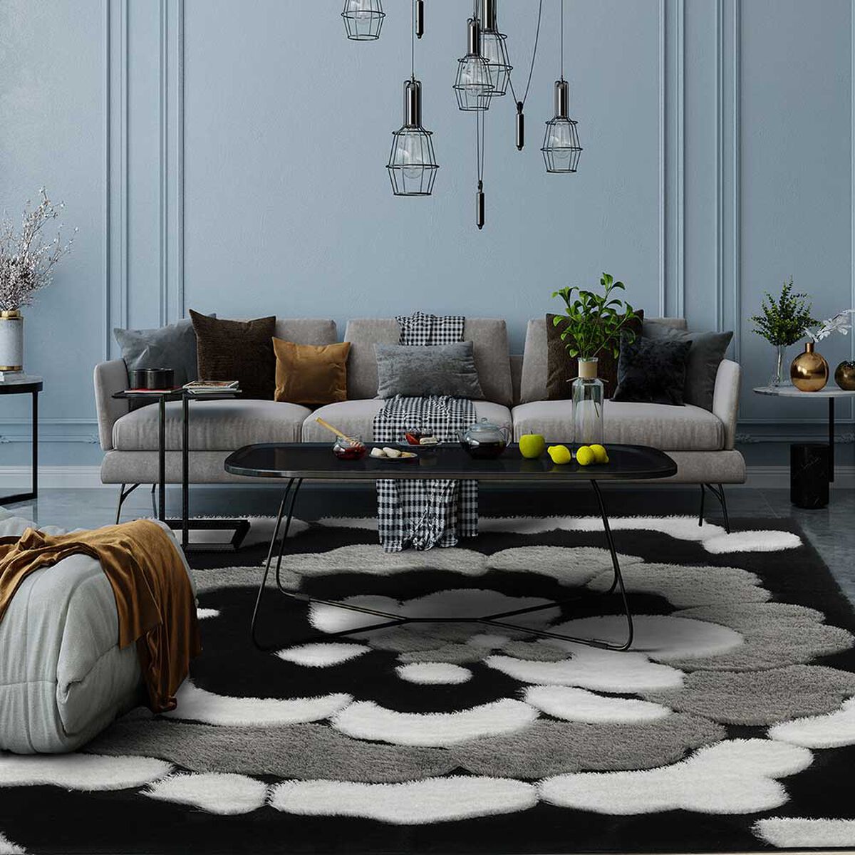 Alfombra Modalfo Exclusive Gris 150 x 200 cm