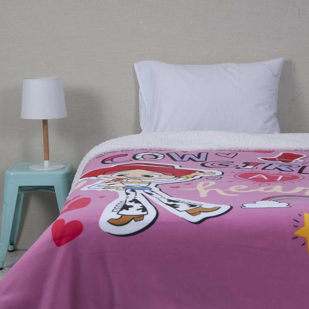 Frazada Poliéster Disney Cow Girl 150 x 200 cm