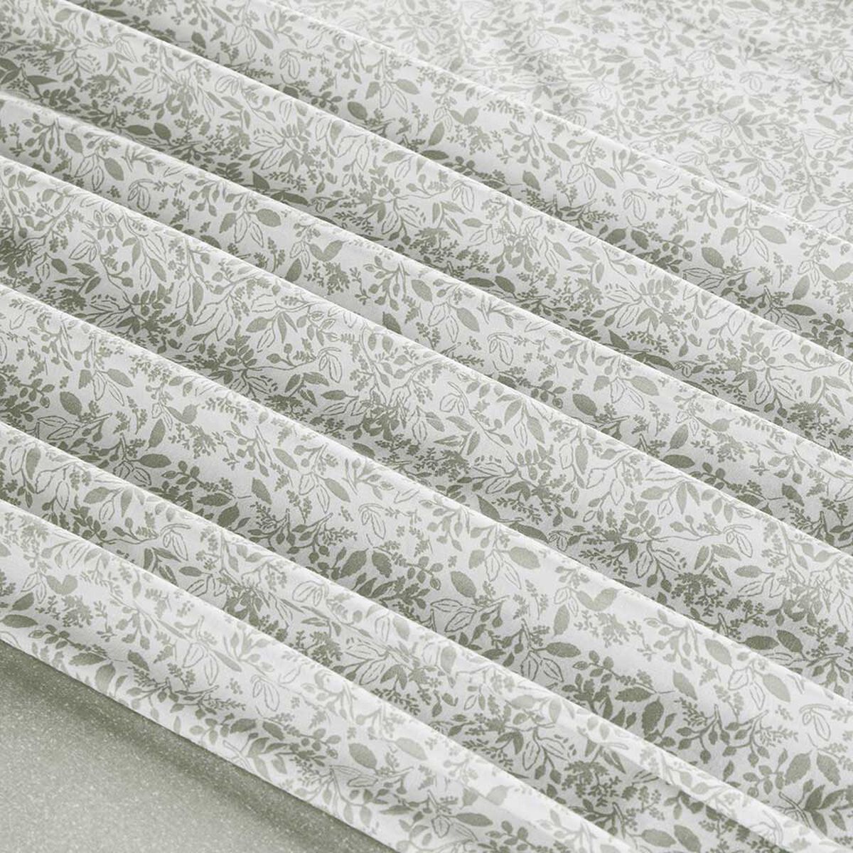 Juego de S&aacute;banas Rosen 2 Plazas Freda Estampado Salvia