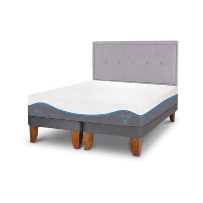 Imagen 2 del producto Cama Europea CIC Base Dividida King Alaska + Respaldo