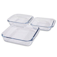 Set 3 Fuentes Vidrio Doral Sevilla