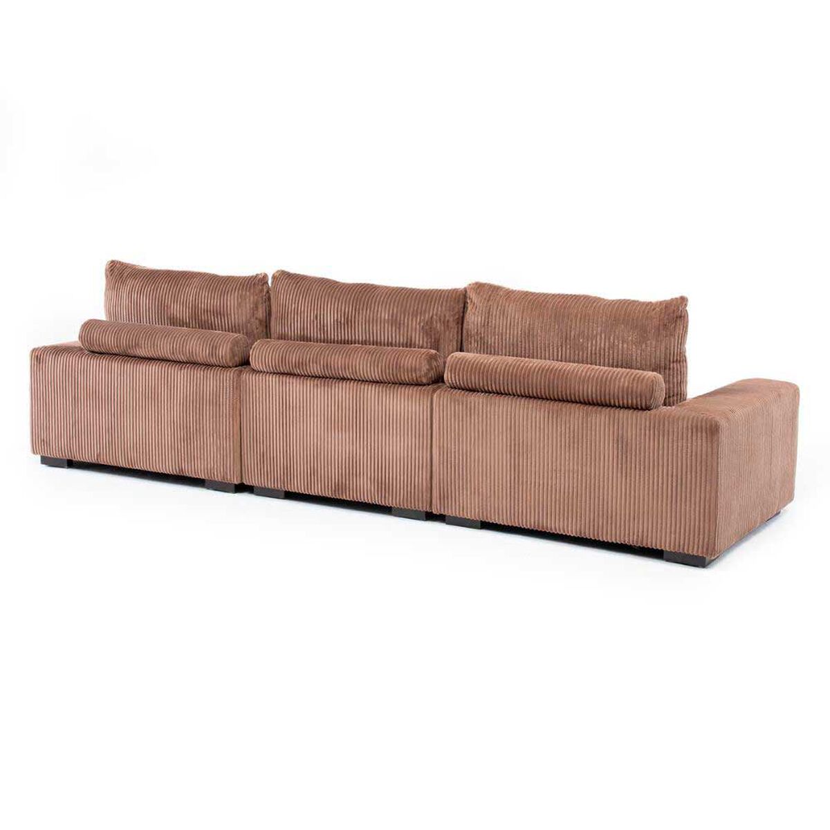 Sofá Seccional Daniels KM991RBR 4 Cuerpos Café