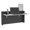 Escritorio Plegable TuHome Wall Plomo/Blanco